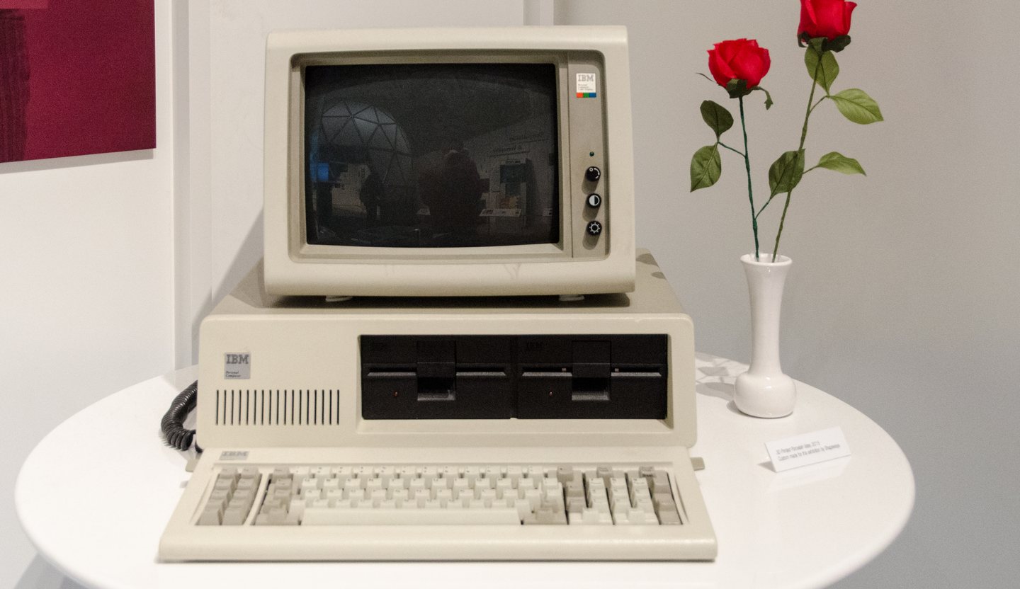 An early personal computer, the machine that started the first technology cycle